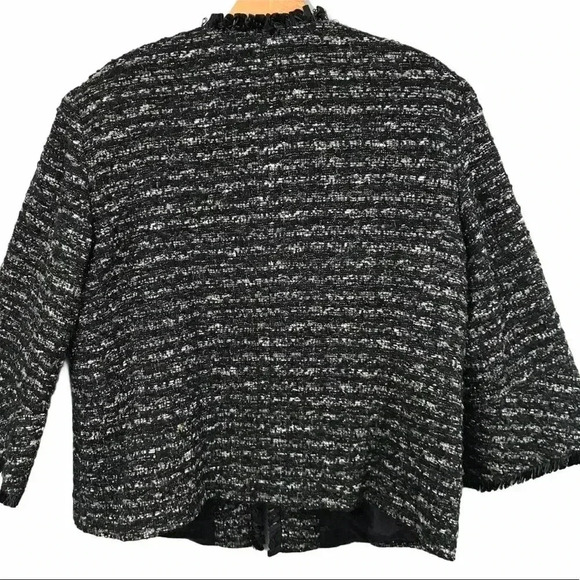 Lafayette 148 New York Tweed Jacket Wool Blend - Picture 8 of 9